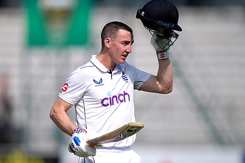 Pakistan vs England: England's Harry Brook acknowledges crowd as he walks off the field