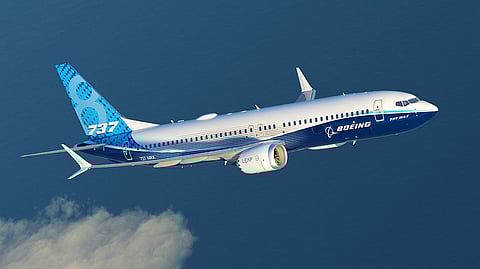 A Boeing 737 Max aircraft |