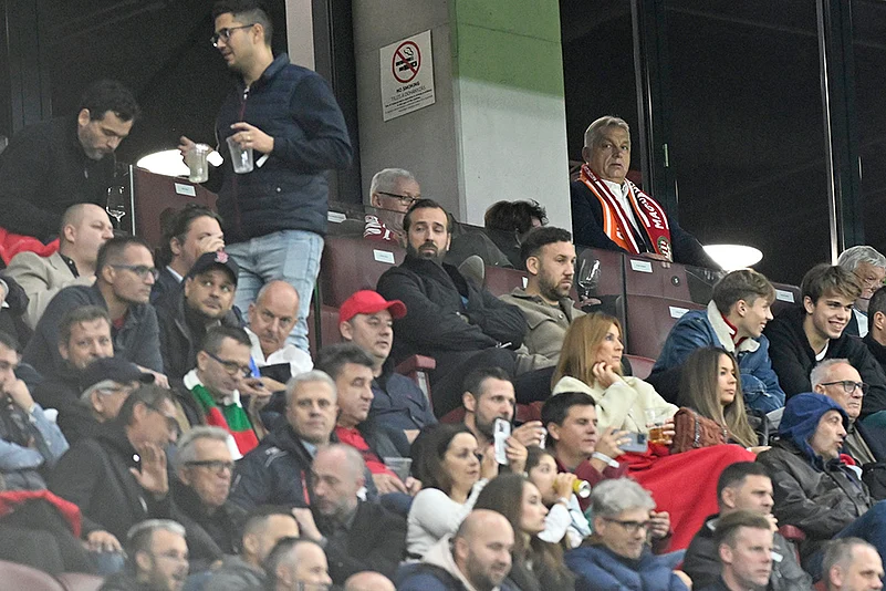UEFA Nations League Soccer Hungary Vs Netherlands photo gallery_Viktor Orban