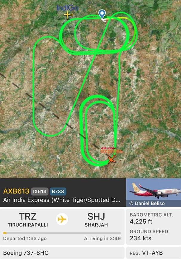 X : Air India Flight Snag