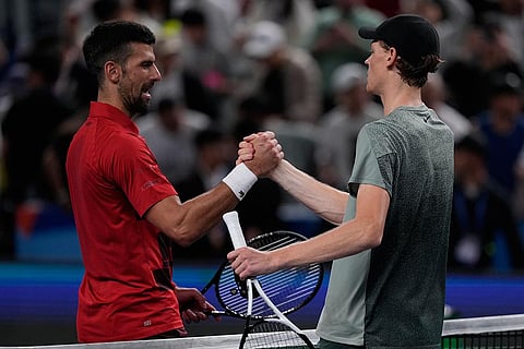 China Tennis Shanghai Masters: Jannik Sinner vs Novak Djokovic