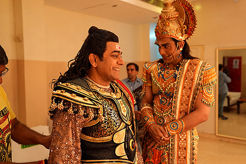 Actors Ashutosh Rana and Rahul Bhuchar