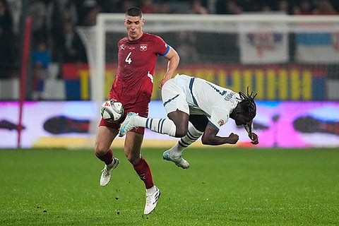 Switzerland Serbia Nations League Soccer