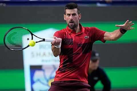 Shanghai Masters Tennis Tournament: Jannik Sinner vs Novak Djokovic