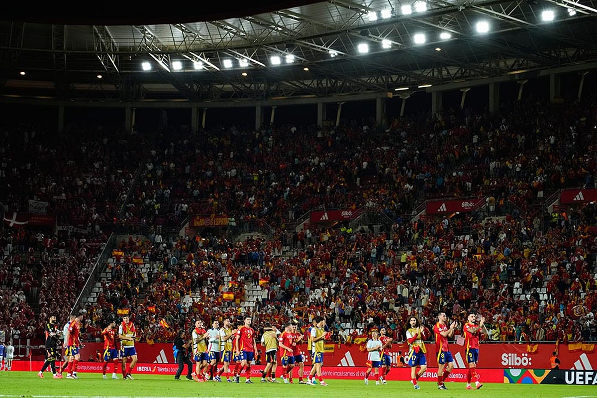 Denmark Spain Nations League Soccer