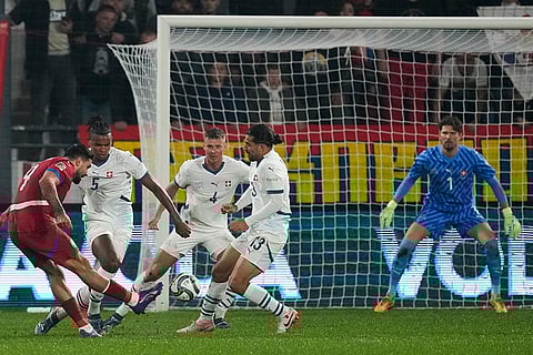 UEFA Nations League Soccer Match: Serbia vs Switzerland