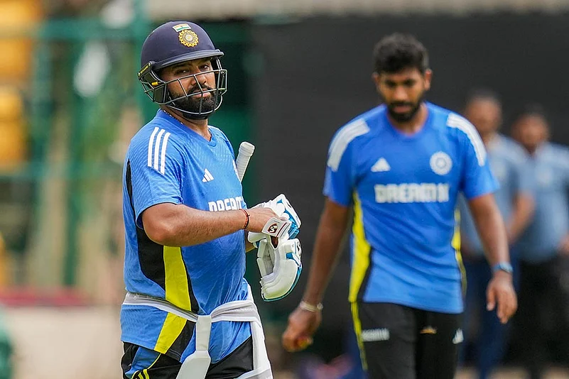 Team Indias training session