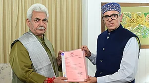 | Photo: X/JKNC : Jammu and Kashmir CM Omar Abdullah and LG Manoj Sinha