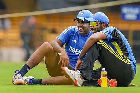 Team India's training session