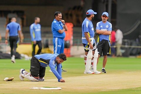 Team India's training session