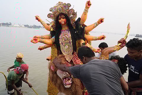 Goddess Durga immersion