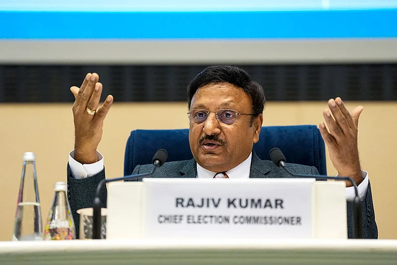 Chief Election Commissioner Rajiv Kumar