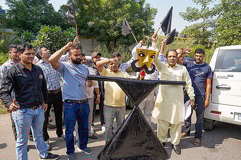 Delhi Taxi owners protest