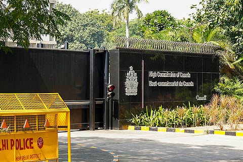 View of the High Commission of Canada in New Delhi