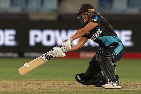 Women's T20 World Cup: New Zealand's Suzie Bates bats against Pakistan