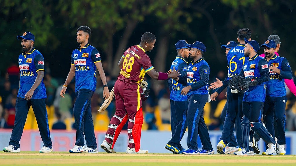 AP : West Indies beat Sri Lanka by five wickets in the first T20I in Dambulla.