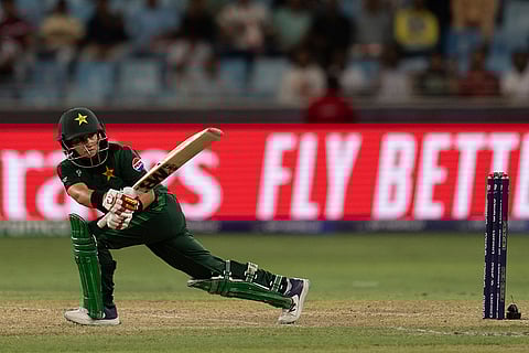 Women's T20 World Cup: Pakistan's Nida Dar bats against New Zealand