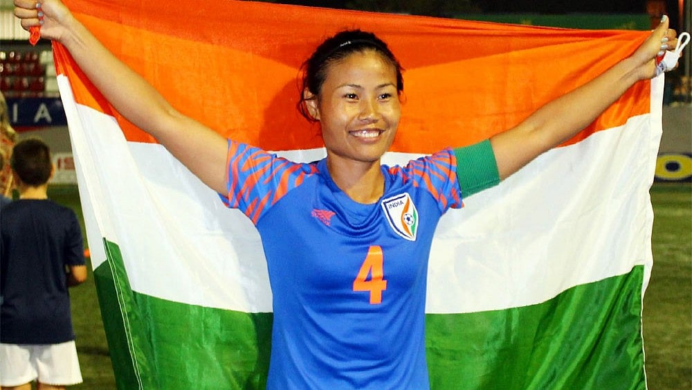 India Captain Loitongbam Ashalata Devi - File