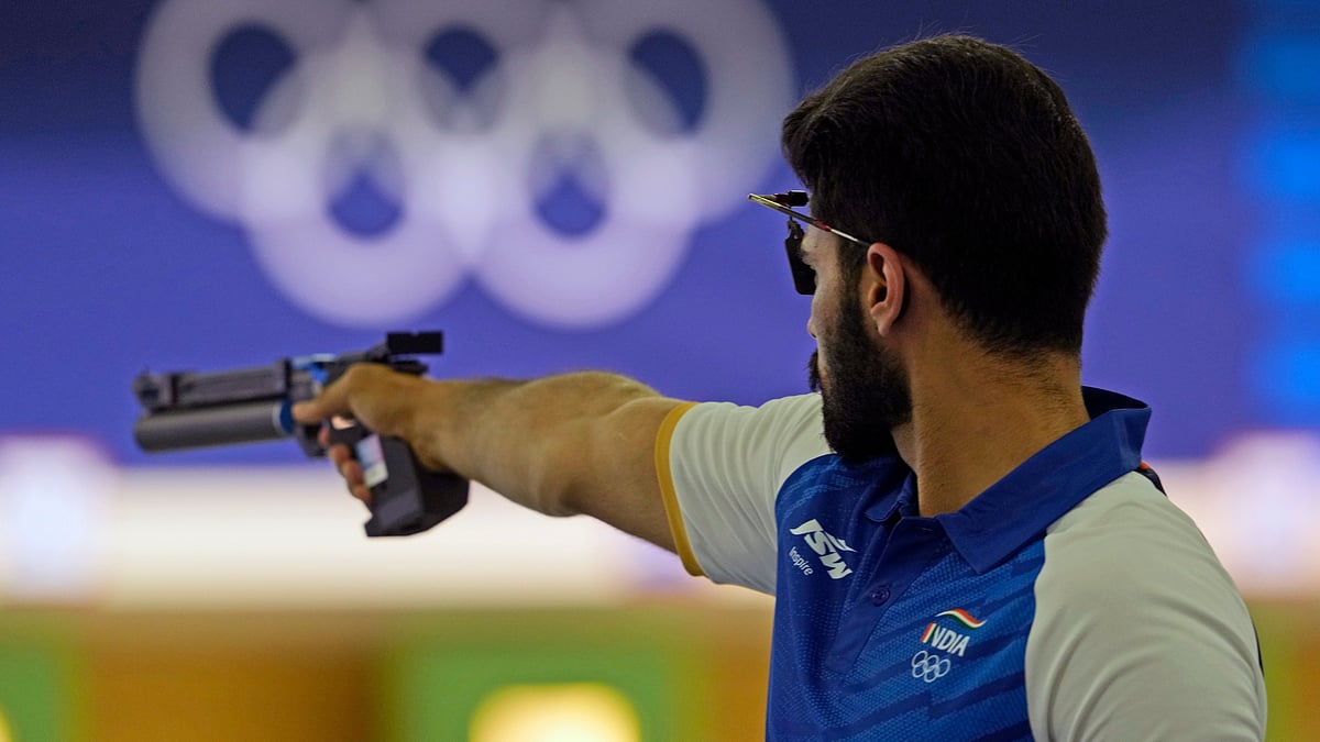 AP Photo : Arjun Cheema At Paris Olympics 2024