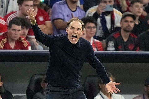 Thomas Tuchel during match between Bayern Munich and Real Madrid