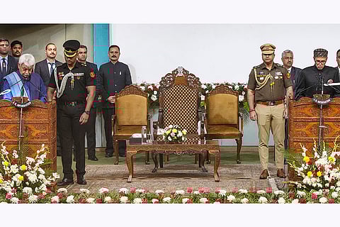 New J&K govt: Omar Abdullah takes oath as the Chief Minister of J&K