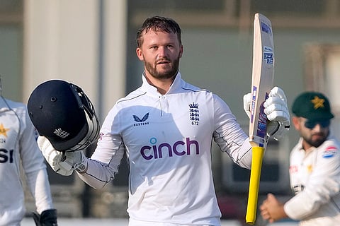 PAK Vs ENG 2nd Test: England's Ben Duckett celebrates after scoring century