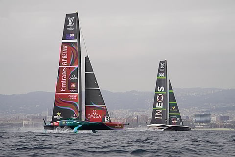 America's Cup: Ineos Britannia and Emirates Team New Zealand