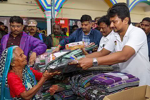 Chennai rains: Udhayanidhi Stalin distributes relief materials