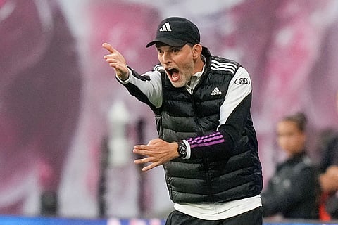 Thomas Tuchel during match between Leipzig and Bayern Munich