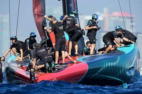 America's Cup: Emirates Team New Zealand crew prepares for race 5