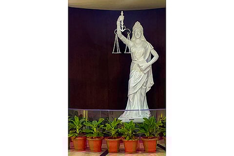 Lady Justice statue at Supreme Court