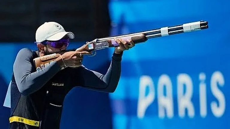 Anantjeet Singh Naruka at Paris Olympics 2024 - Instagram/@anant122