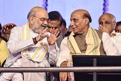 Haryana CM oath ceremony: Amit Shah and Rajnath Singh