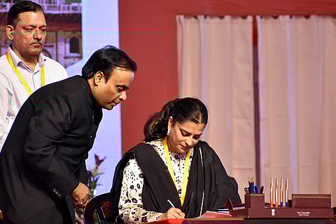 Haryana Govt's oath ceremony