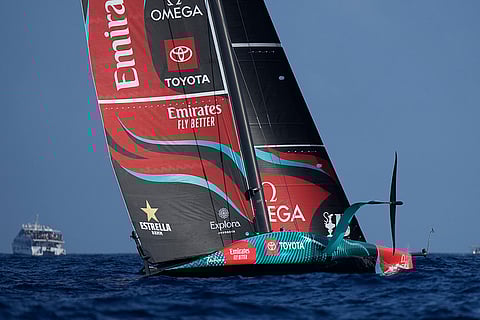 America's Cup: Emirates Team New Zealand races during race 5