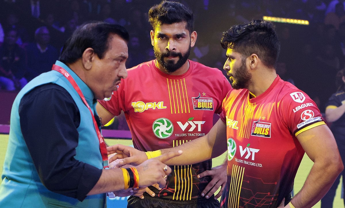 Special Arrangement : The 11th edition will see the Bengaluru Bulls continue with head coach Randhir Singh Sehrawat (left).