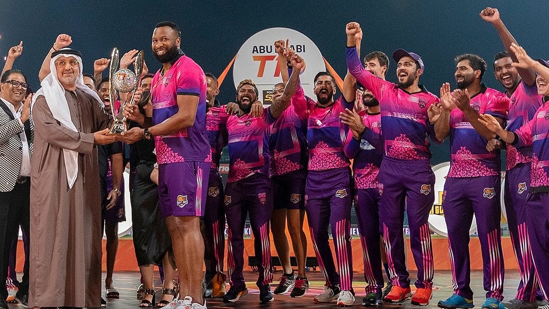 Photo: New York Strikers : New York Strikers won the Abu Dhabi T10 league in 2023.