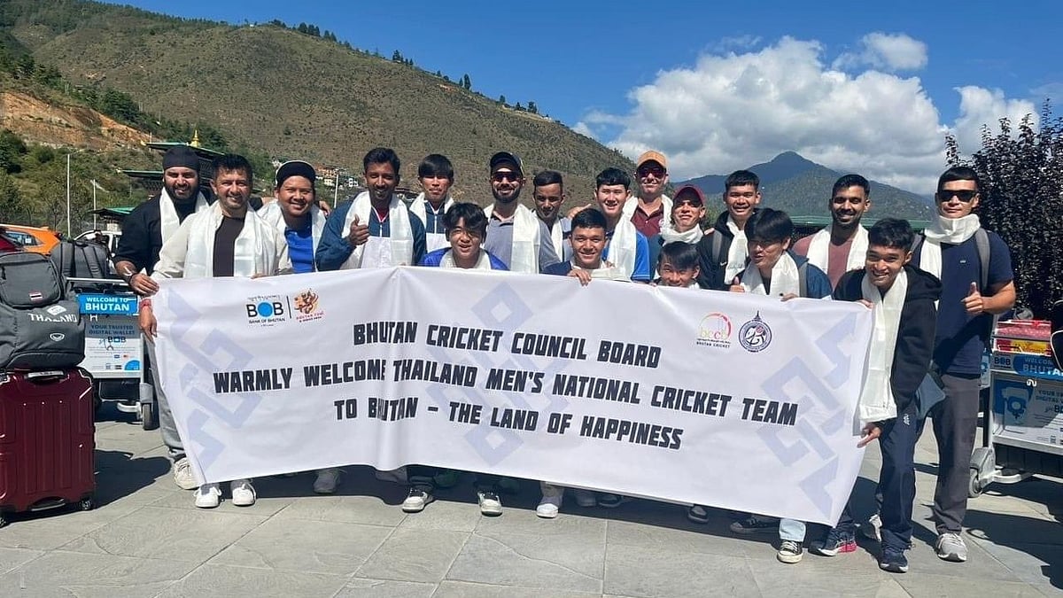 X/Cricket Thailand : The Thailand men's cricket team arrives in Bhutan for the quadrangular series.