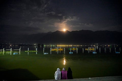 Supermoon in Srinagar