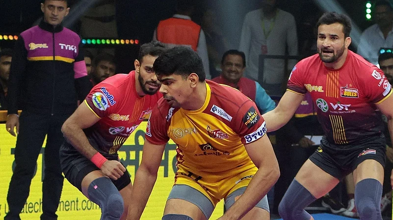 Telugu Titans Vs Bengaluru Bulls pro kabaddi league