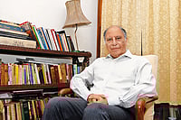 Photo: Sanjay Rawat : Keki N. Daruwalla at his Delhi Home in 2012: The last of the Mohicans of Indian-English poetry has slipped into a restful sleep