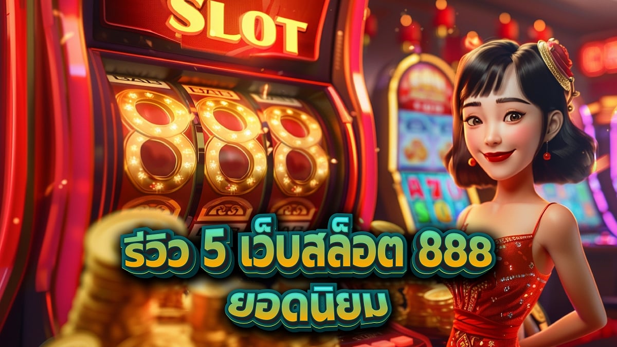 รวม 5 เว็บสล็อต 888 เว็บพนันออนไลน์ 888 เว็บสล็อตยอดนิยมอันดับ1