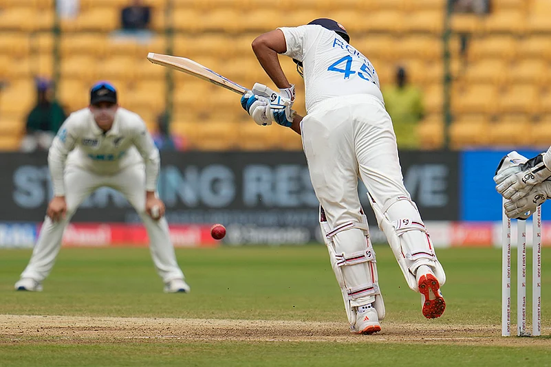 India vs New Zealand 1st Test Cricket Day 3 Photo gallery_Rohit Sharma