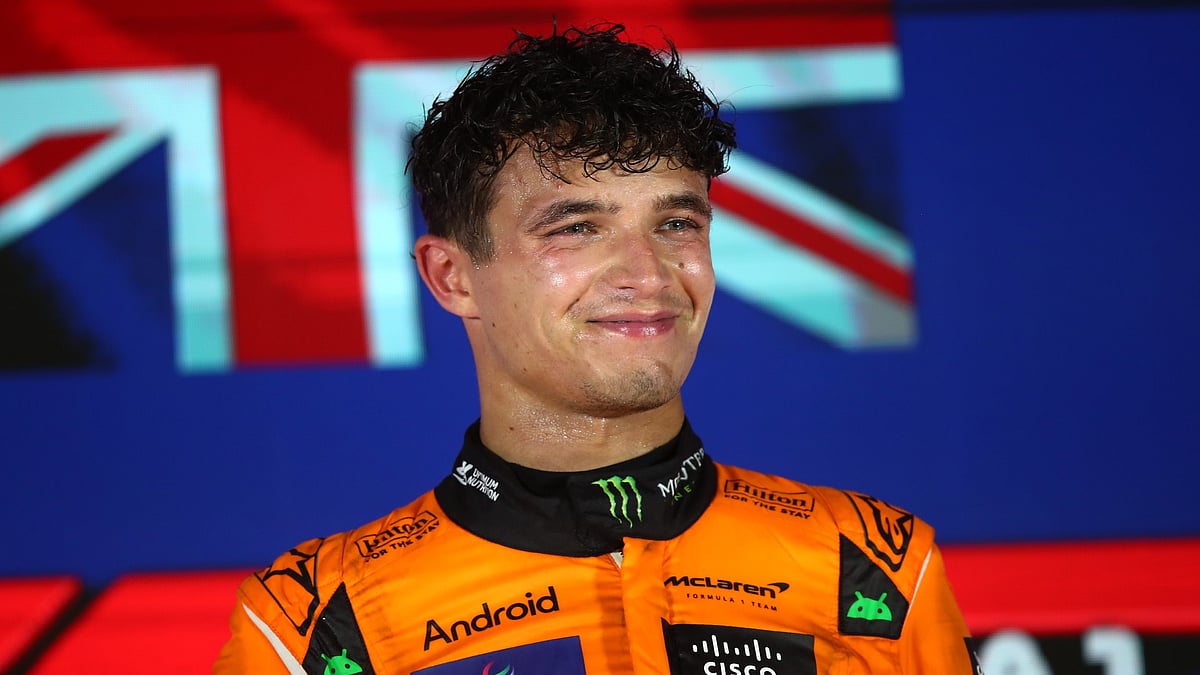 Lando Norris is 52 points behind Max Verstappen at the top of the drivers' standings.