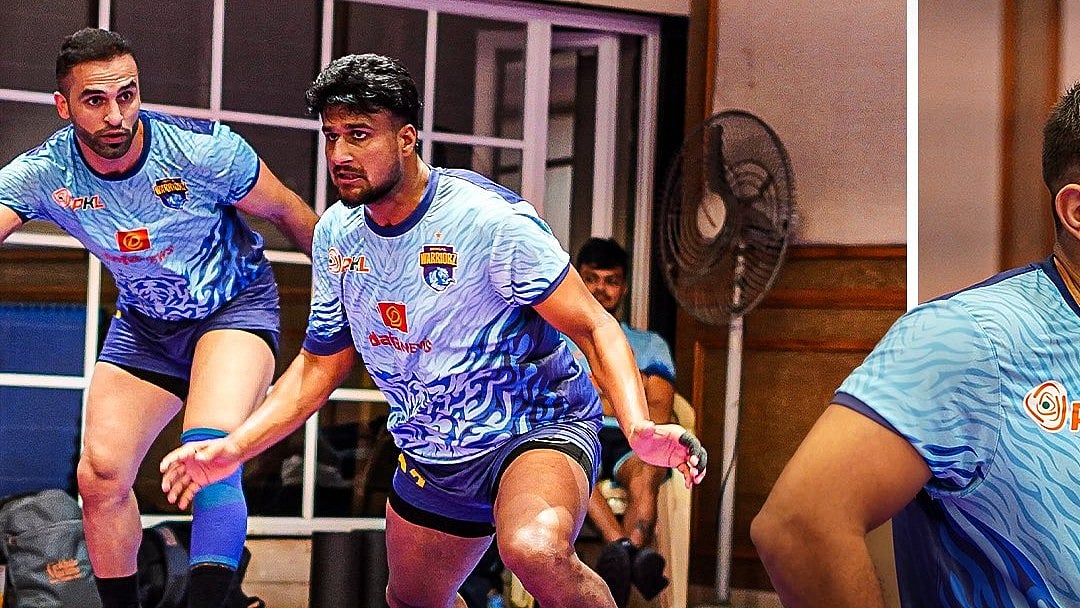 X/Bengal Warriorz : Bengal Warriorz players train ahead of Pro Kabaddi League season 11.