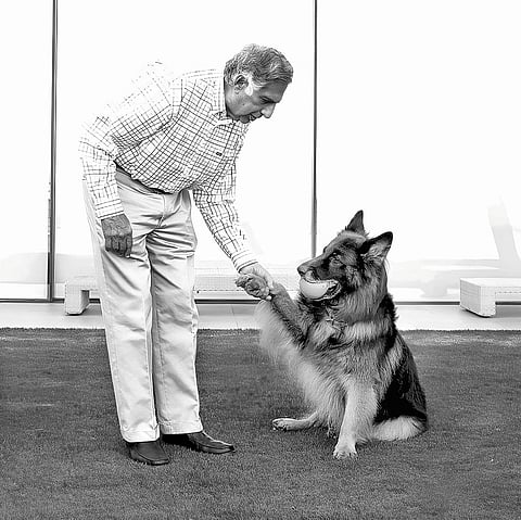 Man’s Best Friend: Ratan Tata with his dog