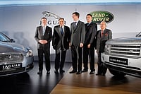 Tata And The Art Of Global Acquisition Photo: Getty Images : Foreign Investment: Ratan Tata (second from left) and Ravi Kant, vice-chairman of Tata Motors (right) with the top brass of JLR