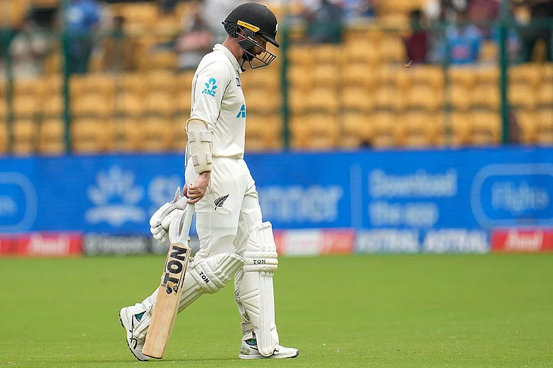 India vs New Zealand 1st Test Cricket Day 5 Photo gallery_Devon Conway