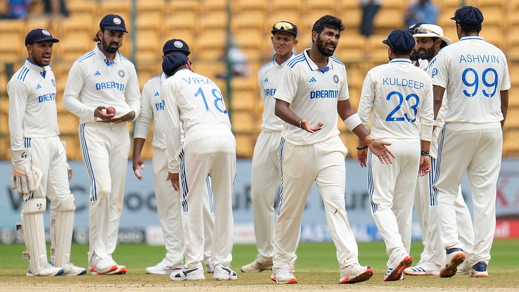 India lost the first Test against New Zealand by eight wickets in Bengaluru. - AP/Aijaz Rahi