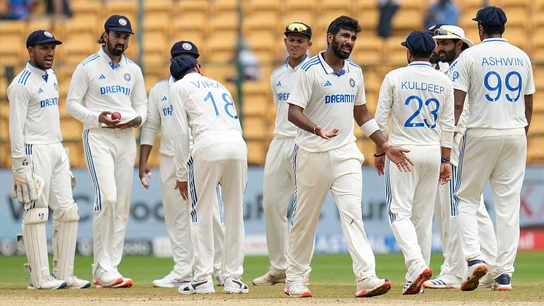 India lost the first Test against New Zealand by eight wickets in Bengaluru. - AP/Aijaz Rahi